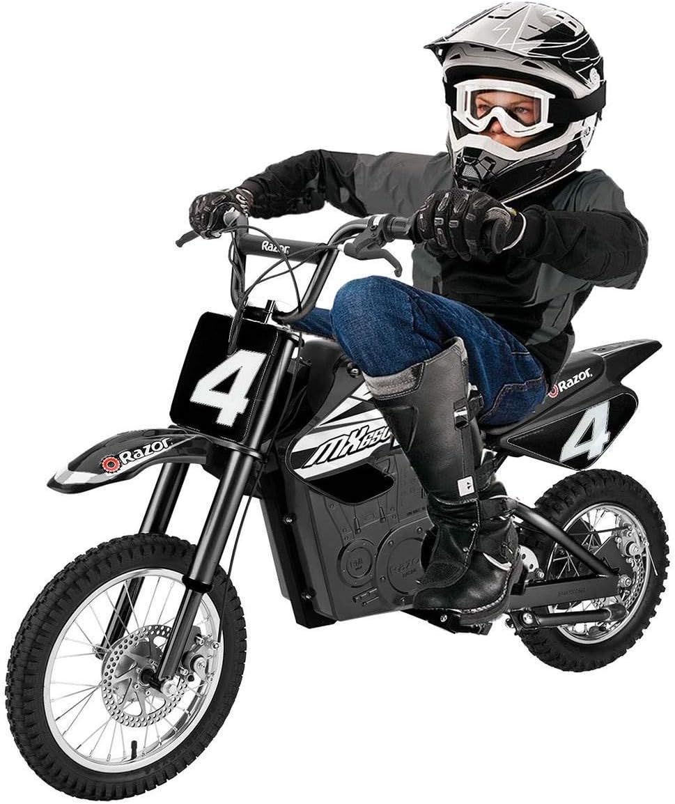 Razor MX650 Electric Dirt Bike, Black (2 Pack) E445