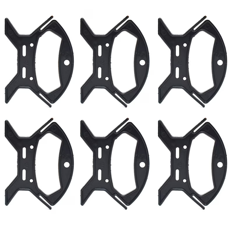 10pcs Cable Organizer Set Wire Storage Winder Electrical Cord Wrap Reel Spool Multipurpose for Home and Office Use,10 * Cable Organizer,Black