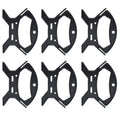 10pcs Cable Organizer Set Wire Storage Winder Electrical Cord Wrap Reel Spool Multipurpose for Home and Office Use,10 * Cable Organizer,Black