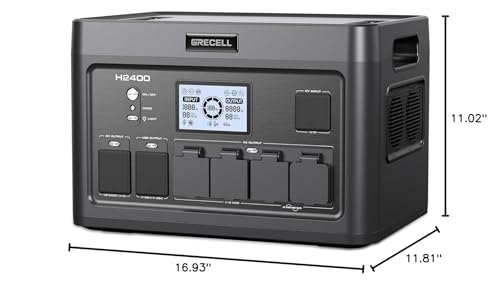 GRECELL 300W Portable Power Station, 230Wh Solar Generator with USB-C PD M376989
