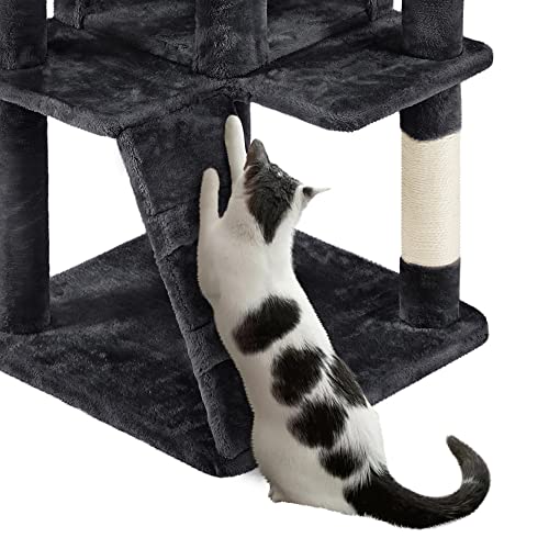 Yaheetech 54in Cat Tree Tower Condo Furniture with Scratch Post Y196