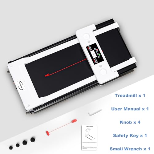 Juturna Portable Folding Treadmill 3.0 HP for Home, 300 LBS Capacity, LED Display W158
