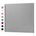 potricher 10 x 10 Inch DIY Scrapbook Album 40 Pages Hardcover Kraft Paper Scrap Book Photo Albums Memory Book for Wedding and Anniversary Family (White, 10 Inch)