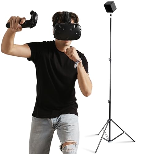 Skywin-VR Tripod Stand, HTC Vive Base Station Compatible Sensor Stand and Base Station Mount for Vive Sensors or Oculus Rift Constellation (2 Stands)