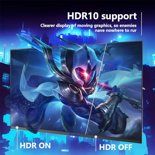 24 Inch Curved Gaming Monitor Full HD 1080P Frameless FreeSync Eye Care R30523