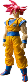 Bandai Tamashii Nations S.H. Figuarts Super Saiyan God Son Goku "Dragon Ball Super" Action Figure