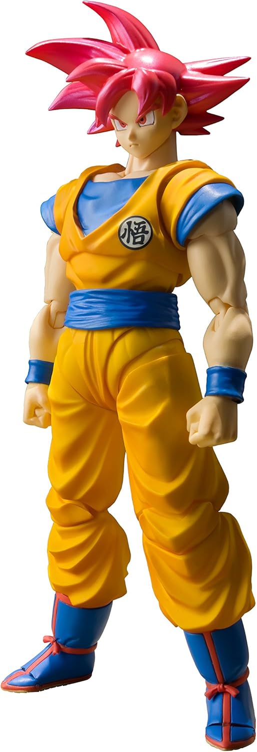 Bandai Tamashii Nations S.H. Figuarts Super Saiyan God Son Goku "Dragon Ball Super" Action Figure
