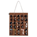 Sunglasses Dust-Proof Organizer Storage Wall Mounted Hanging Sunglasses Organizer 16 Slots Glasses Storage Organizer Holder (Grey Large)