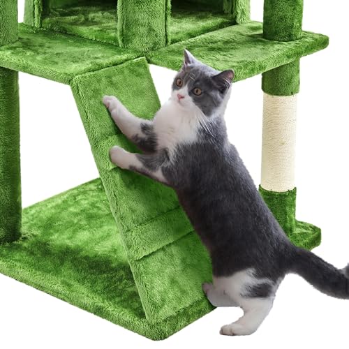 Yaheetech 54in Cat Tree Tower Condo Furniture with Scratch Post Y196