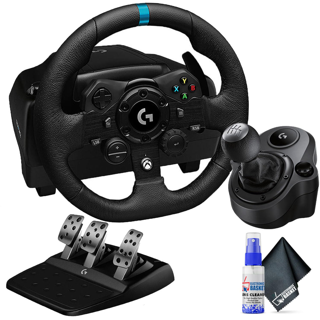 Logitech G923 Wheel and Pedals Trueforce Sim Driving Wheel For PC, Xbox X, Xbox One Shifter