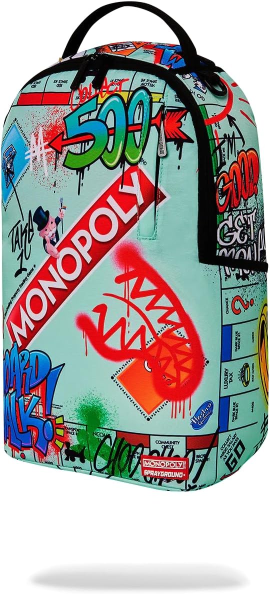 SPRAYGROUND MONOPOLY DO NOT PASS GO DLXSR BACKPACK S8949