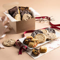 Classic Bakery Kraft Box - Soft Bite Cookies, Chocolate Fudge Brownies, Flaky Filled Rugelah - Ideal for Teachers, Parents, Family, Him, Her & Corporate Office