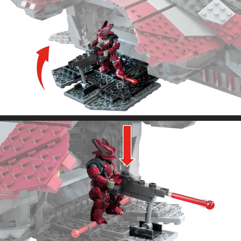 MEGA Halo Infinite Banished Phantom Vehicle Building Set, 1214 Pieces L188