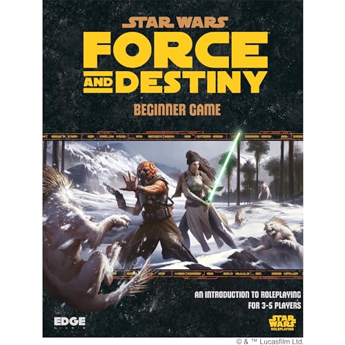 EDGE Studio Star Wars Force and Destiny Beginner Game Sci-Fi Roleplaying Game, Ages 10+, 3-5 Players M803236
