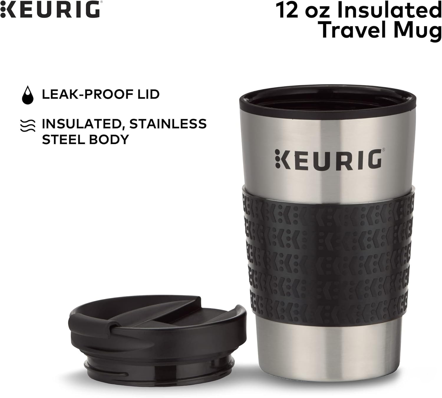Keurig K-Mini Plus Single Serve K-Cup Pod Coffee Maker with Travel Mug M90827