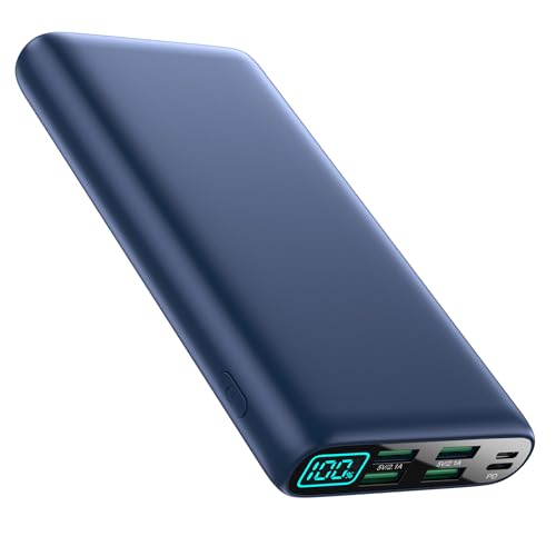 Portable Charger 38800mAh,LCD Display Power Bank,5 USB Outputs Battery Pack Backup, USB-C in&out Dual Input Phone Charging Compatible with iPhone 15/14/13 Pro Max/12,Android Samsung Galaxy Pixel Nexus