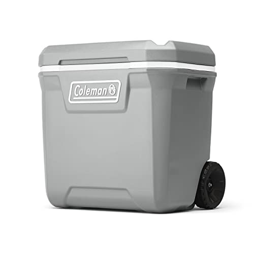 Coleman 316 Series Insulated Portable Cooler with Heavy Duty Wheels, 100+ Can Capacity M5429