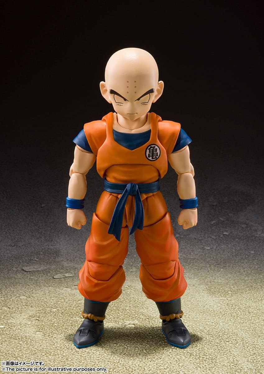 TAMASHII NATIONS Dragon Ball Z Krillin S.H.Figuarts Action Figure E123