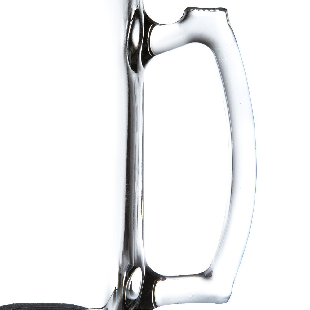 7" Tall 16 oz Clear Glass Stein Mug Y98453