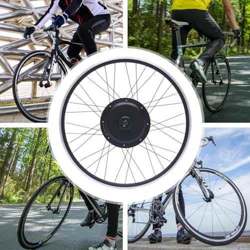 Electric Bicycle Motor Kit, E-Bike Conversion Kit with Dual Mode Controller LED Display O339