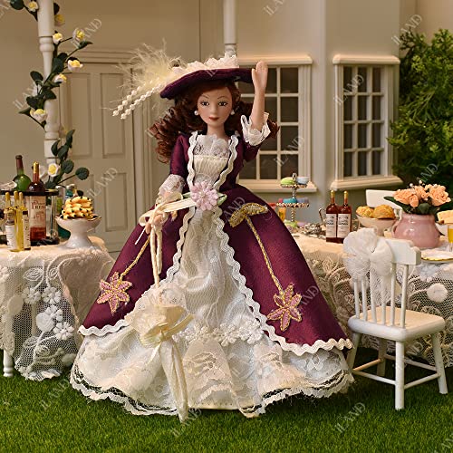 iland Dollhouse People 1/12 Scale Family Dolls 5pcs I91058