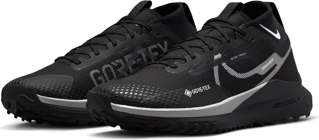 Nike Men's Low-Top Sneakers, Black Wolf Grey, Size 10 T626