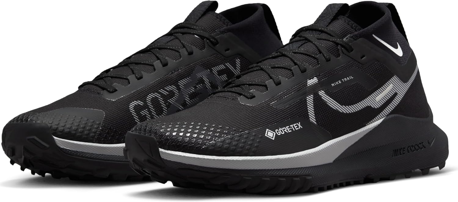 Nike Men's Low-Top Sneakers, Black Wolf Grey, Size 10 T626