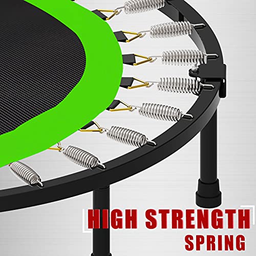 40" Folding Mini Rebounder Trampoline with Handle, 330lbs Max Load K2110