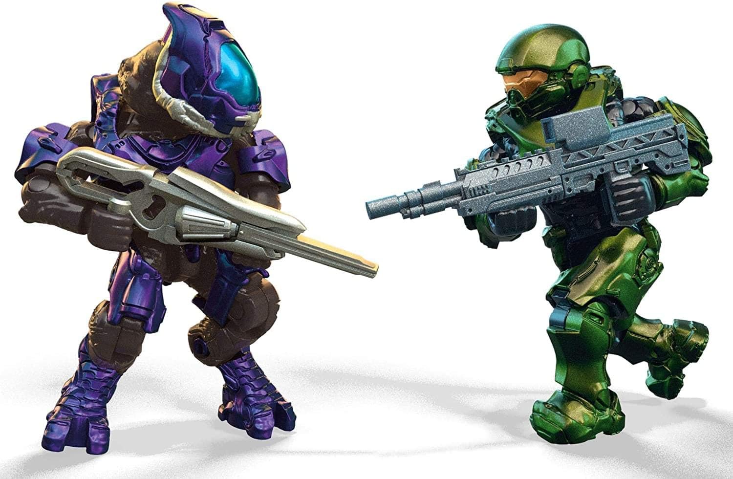 Mega Construx Halo Spartan-IV Team Battle Micro Action Figure Building Set Y539