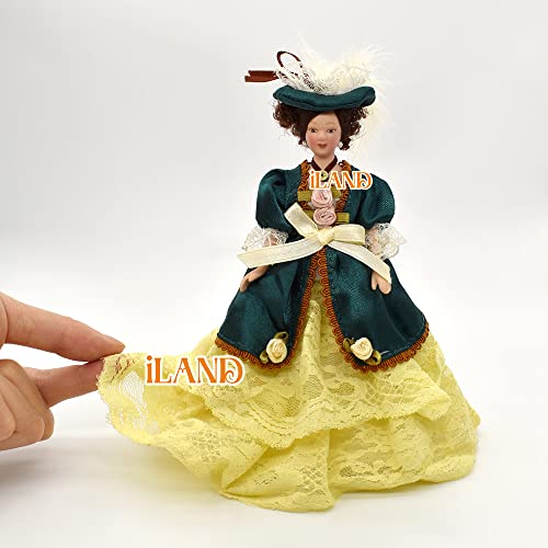 iland Dollhouse People 1/12 Scale Family Dolls 5pcs I91058