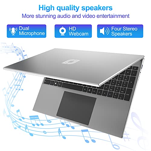 16 Inch Laptop, 16GB DDR4 512GB SSD, FHD IPS Display, Notebook Computer N511497