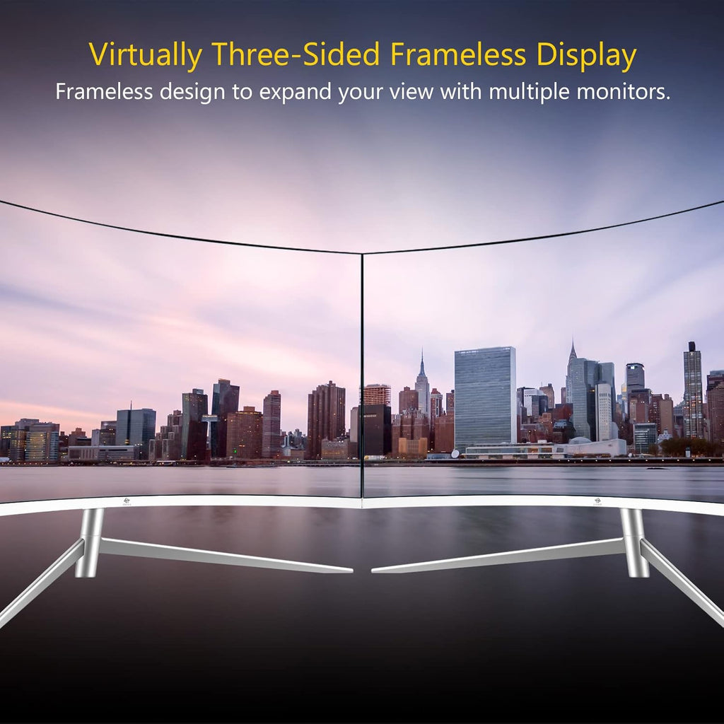 Z-Edge Curved Gaming Monitor Bundle 24-inch & 32-inch 2 Pack, 165Hz/75Hz, 1080P/1440P, AMD FreeSync Premium B385