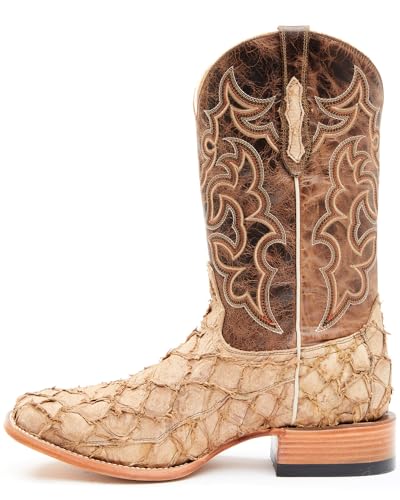Cody James Men's Exotic Pirarucu Western Boot Broad Square Toe X11199