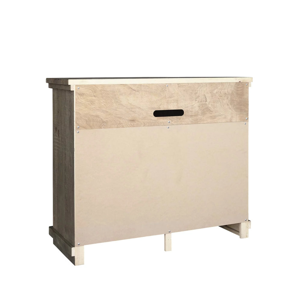 Progressive Furniture Willow 6 Drawer Media Chest in Distressed Pine G1128
