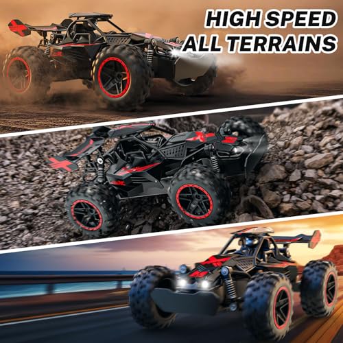 ACAMMZAR Remote Control Car, 1:18 High Speed RC Truck, Green I144