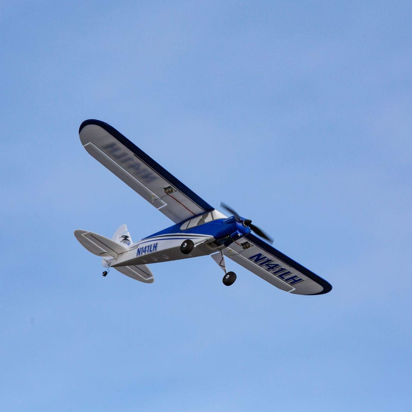 HobbyZone Sport Cub S 2 RC Airplane BNF Basic with SAFE, Blue & White N227