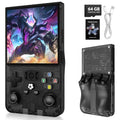 R36MAX Retro Handheld Game Console with 64G Built-in 18000+ Classic Games, 4.0" IPS Screen, Black R13381