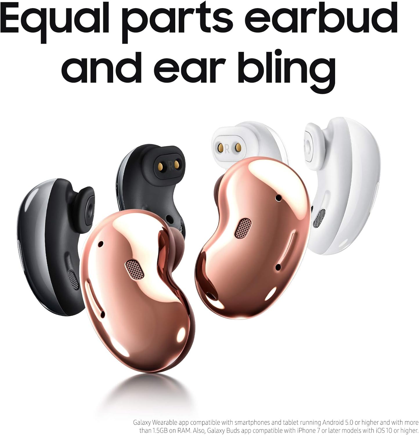 SAMSUNG Galaxy Buds Live True Wireless Earbuds with Active Noise Cancelling, Mystic Red K945960