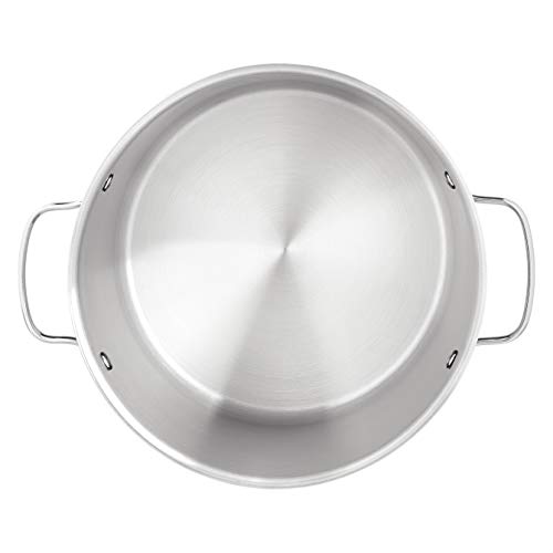 Amazon Basics Stainless Steel Stock Pot with Lid, 8 Quart J4927