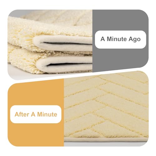 Tindbea Dog Mat for Muddy Paws, Non-Slip Washable, 20"x48" Light Taupe J97109