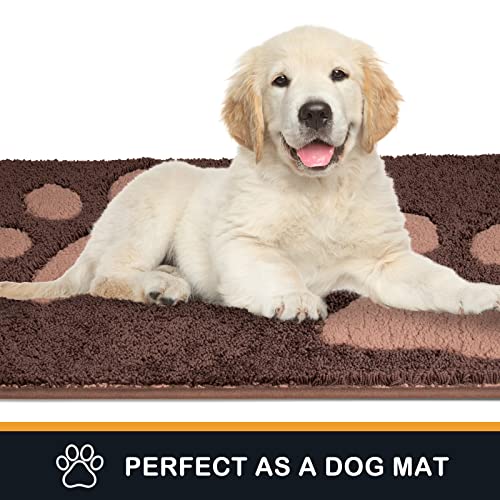 PURRUGS Dirt Trapper Door Mat 20" x 31.5", Non-Skid, Machine Washable, Beige M274527