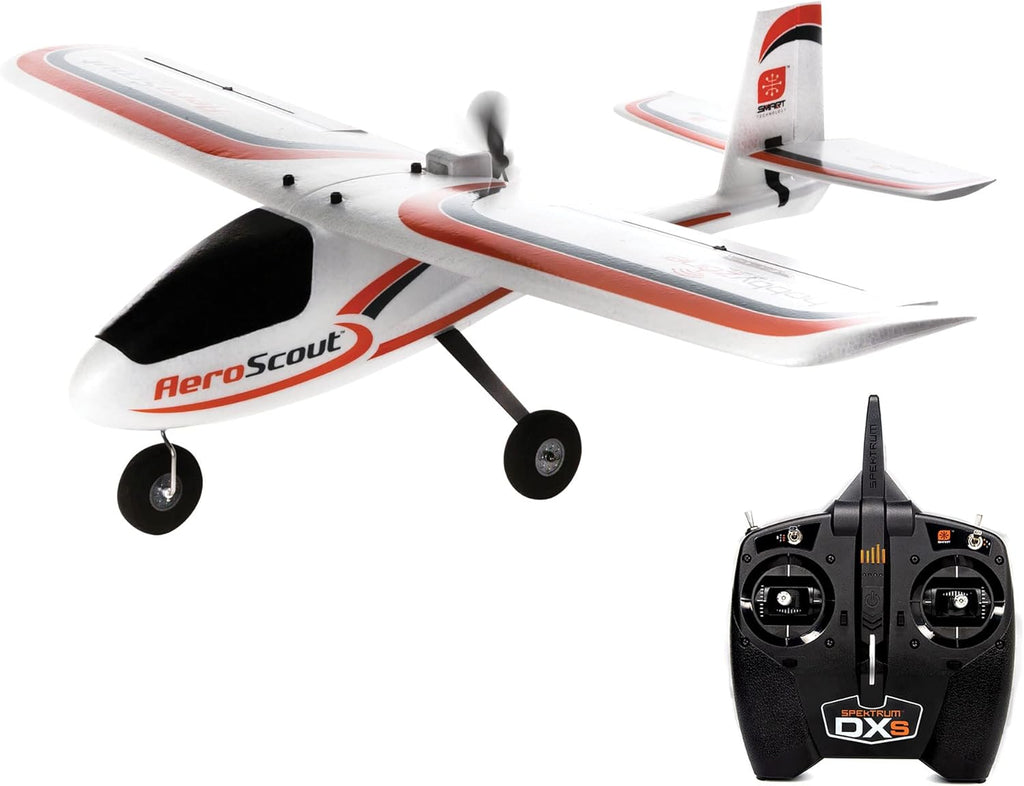 HobbyZone RC Airplane AeroScout S 2 1.1m RTF Basic Trainer T332