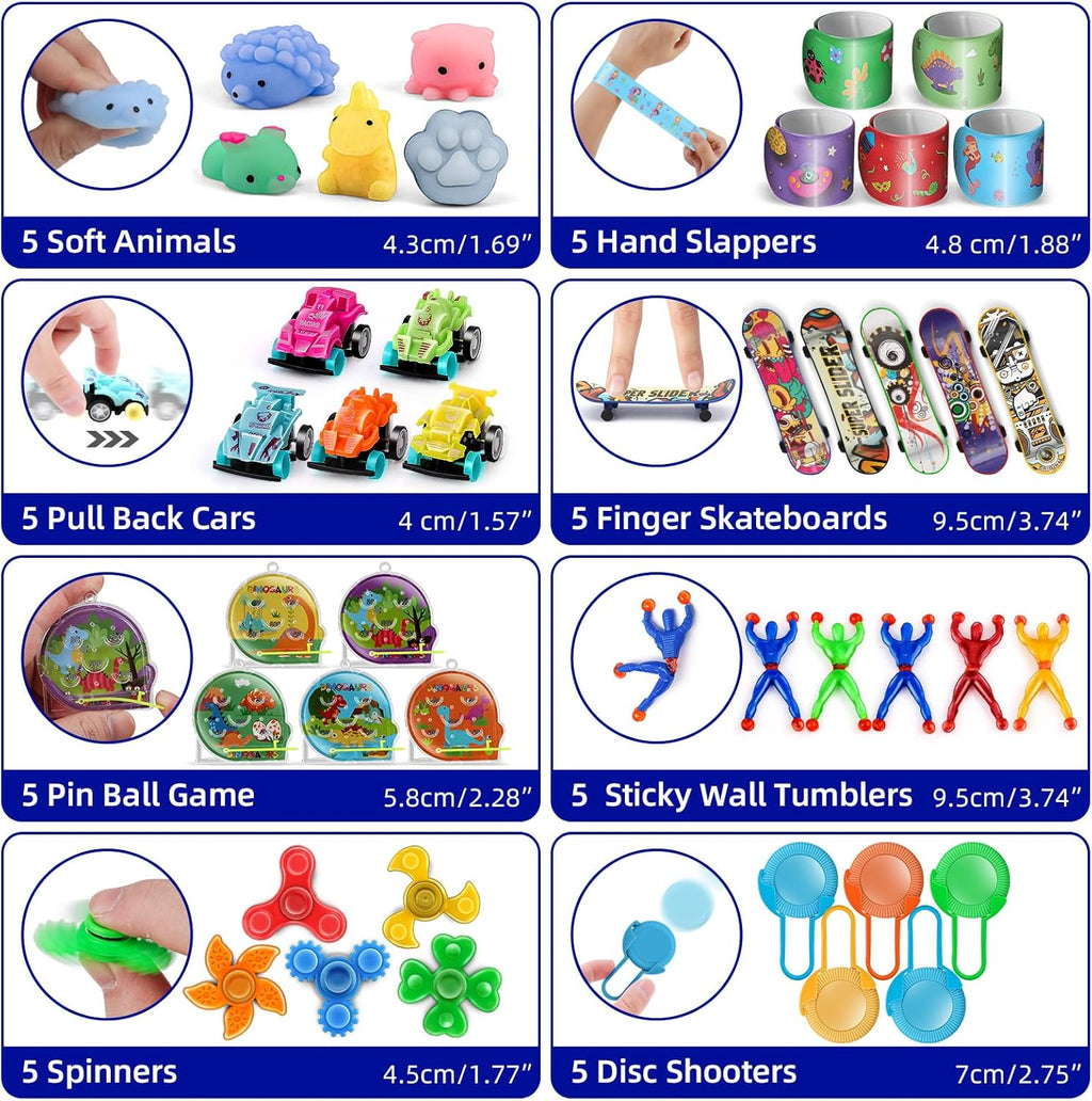 Amy&Benton 1000PCS Carnival Prizes for Classroom Rewards Treasure Box Toys Q662894