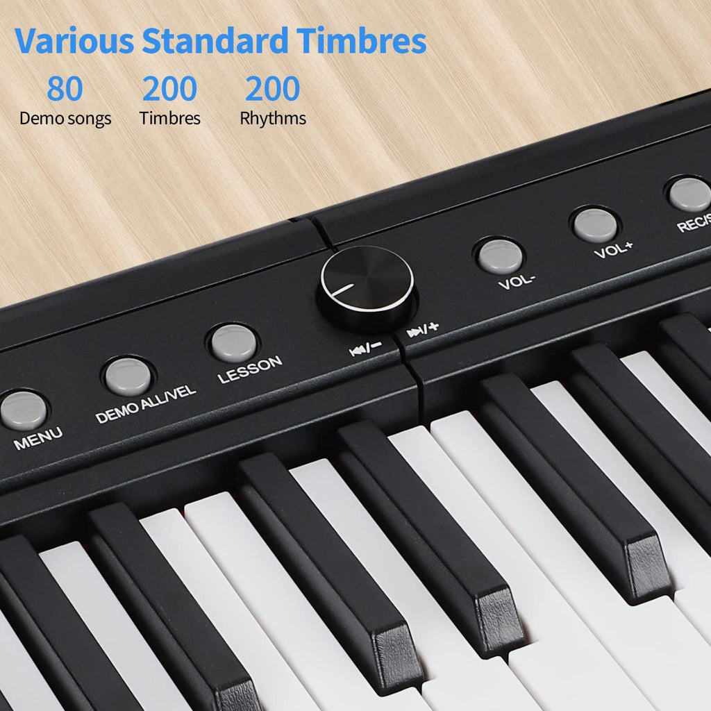 88 Key Digital Piano with Semi Weighted Keys and Stand A484880