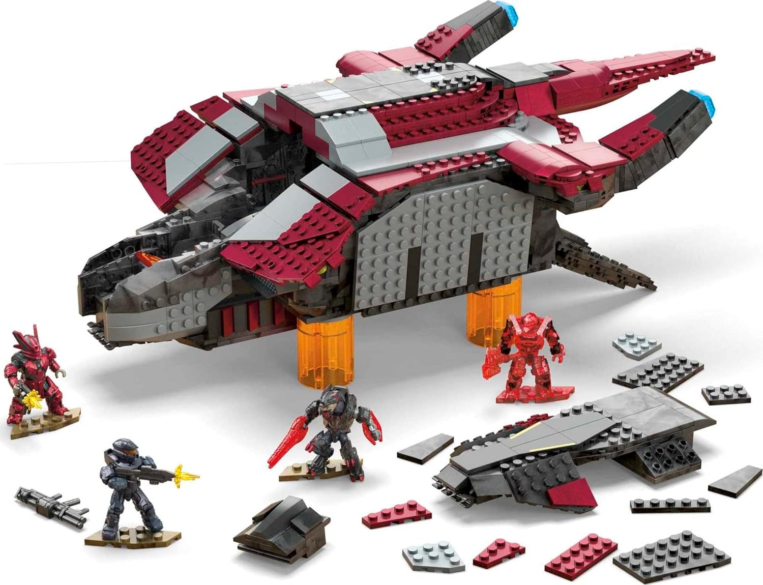MEGA Halo Infinite Banished Phantom Vehicle Building Set, 1214 Pieces L188