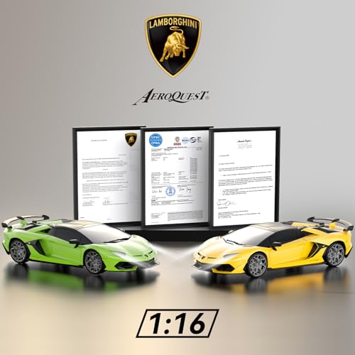 Lamborghini Officially Licensed 1:16 Scale Remote Control Car, 2.4GHz Toy for Kids N927