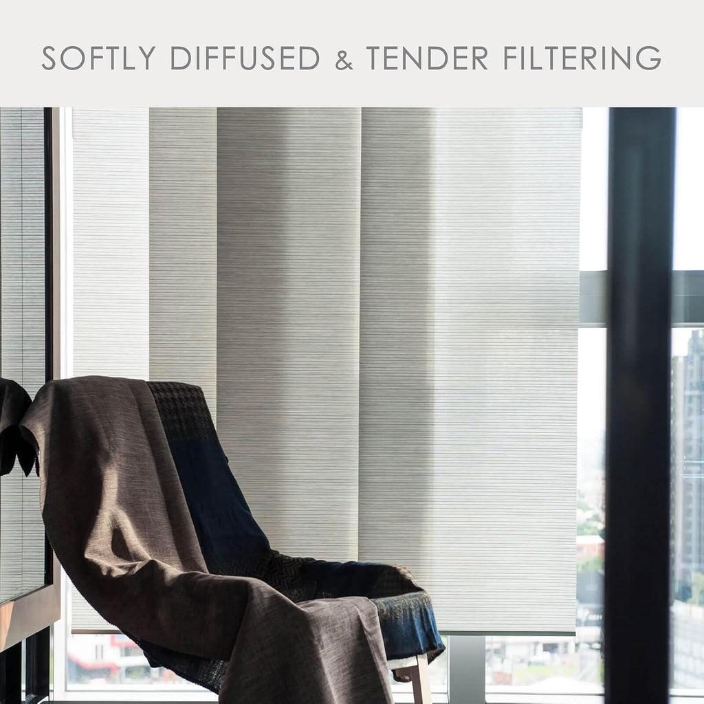 GoDear Design Adjustable Vertical Blinds for Sliding Glass Doors, Marble X79995