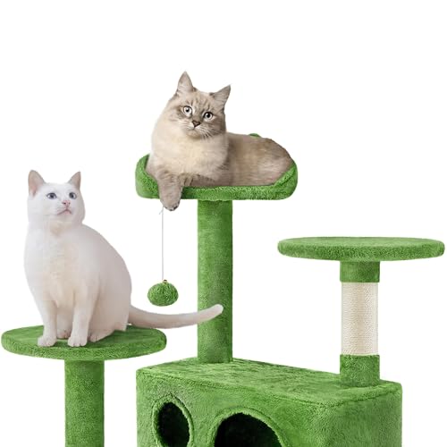 Yaheetech 54in Cat Tree Tower Condo Furniture with Scratch Post Y196