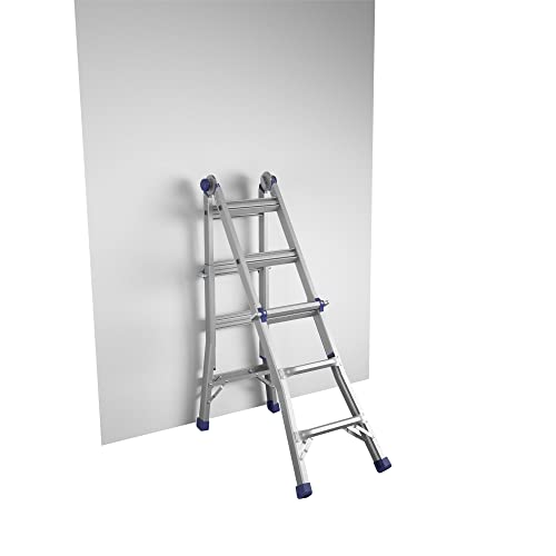 COSCO 18 ft Aluminum Multi-Position Ladder, 300 lb Type IA Y5449