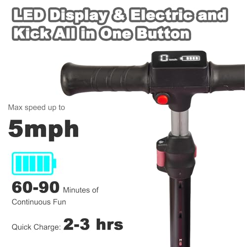 3 Wheel Electric Scooter for Kids Ages 3-8, LED Display, Folding Z64684